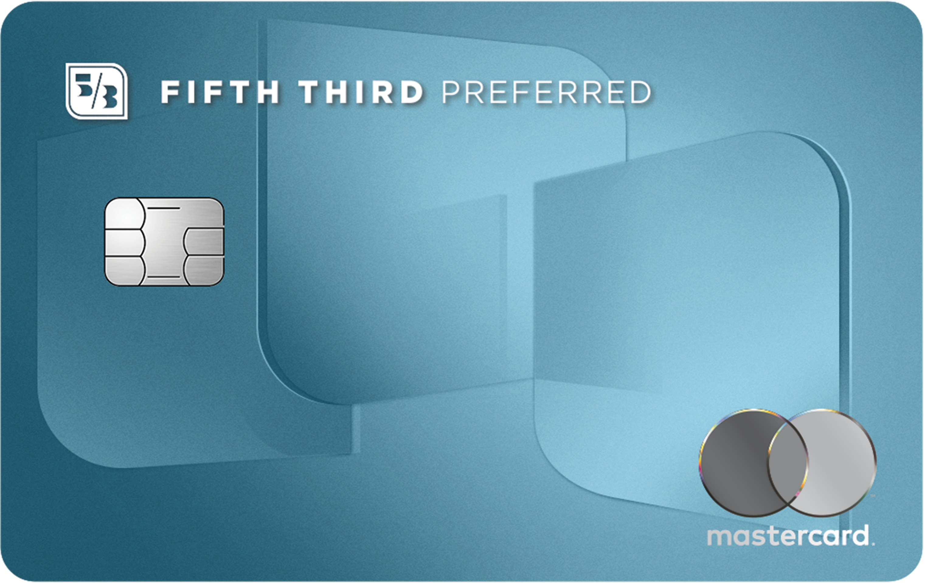 Blue Preferred Cash/Back Card with 2% cash back on purchases from Fifth Third Bank.