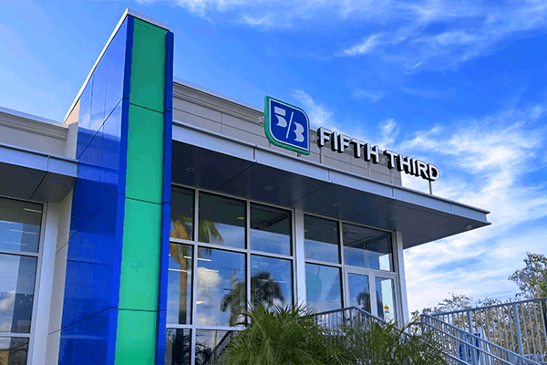 Image of Fifth Third Bank Front Door